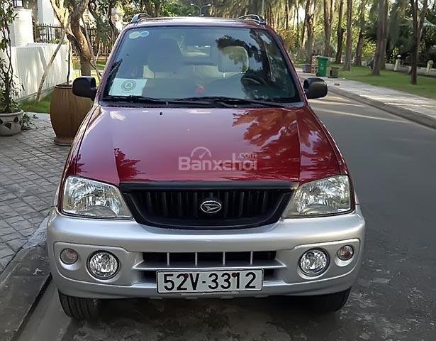 Bán Daihatsu Terios 1.3 4x4 MT đời 2003, màu đỏ, giá tốt