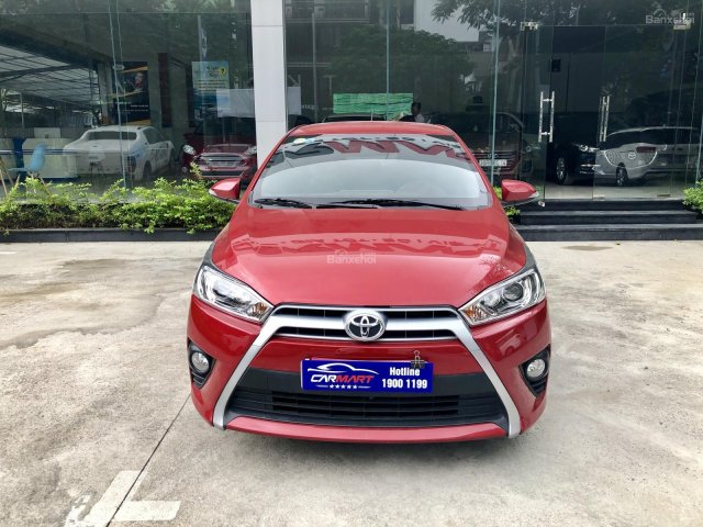 Cần bán Toyota Yaris G sản xuất năm 2015, màu đỏ, nhập khẩu, 590 triệu