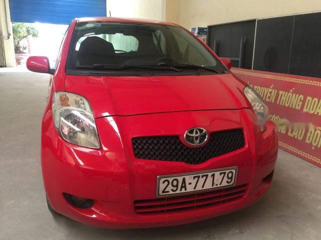 Bán ô tô Toyota Yaris sản xuất năm 2008, màu đỏ, nhập khẩu