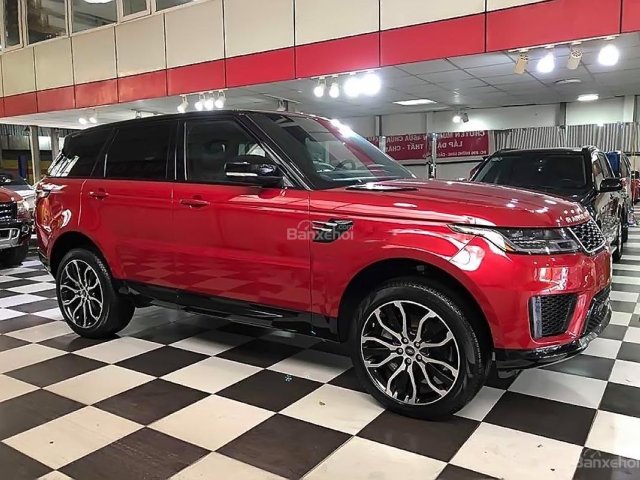 Bán ô tô LandRover Range Rover Sport HSE sản xuất năm 2018, màu đỏ, nhập khẩu nguyên chiếc