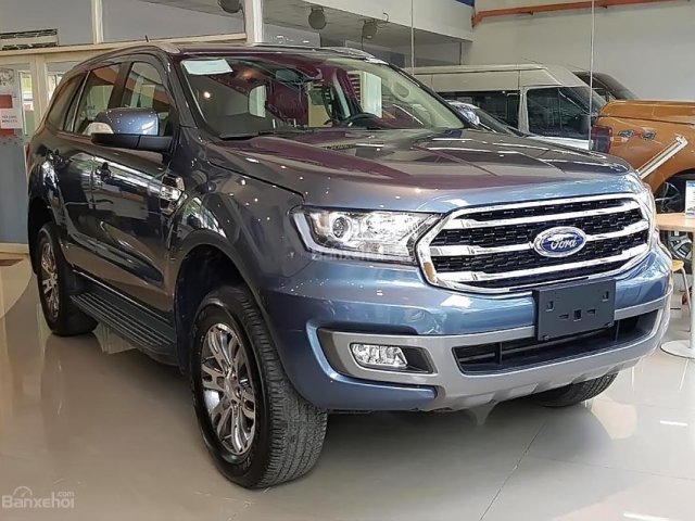 Bán Ford Everest 2.0L sản xuất 2018, màu xanh lam, nhập khẩu 