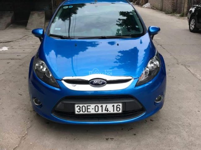 Bán ô tô Ford Fiesta Sedan AT 2012, màu xanh lam, xe nhà chuẩn chỉ