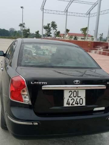 Cần bán lại xe Daewoo Lacetti EX 1.6 năm 2008, màu đen