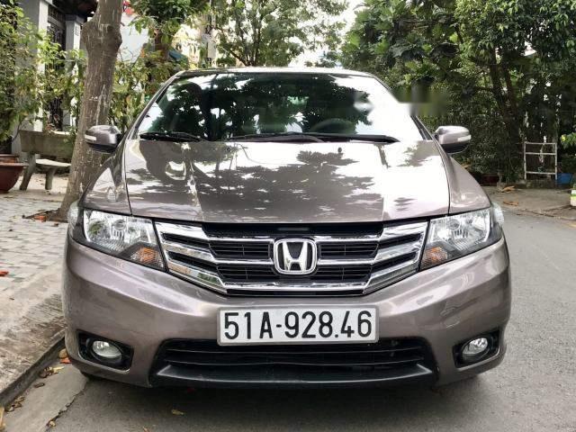 Bán Honda City 1.5 AT đời 2014, màu nâu, giá 455tr