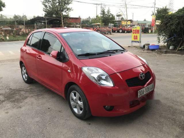 Bán xe Toyota Yaris sản xuất năm 2008, màu đỏ, nhập khẩu 