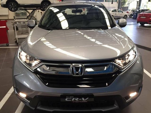 Bán xe Honda CR V L đời 2018, màu bạc