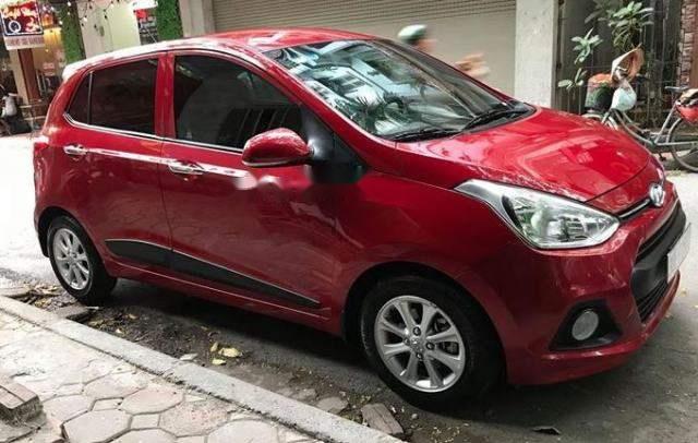 Bán Hyundai Grand i10 1.25 AT sản xuất năm 2017, màu đỏ, nhập khẩu số tự động