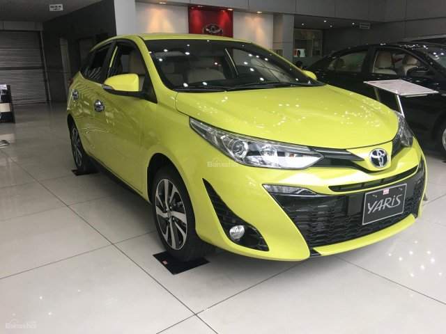 Toyota Giải Phóng- Bán xe Yaris 1.5G, màu vàng giao ngay, giá tốt, ưu đãi vay 90%. LH 0973.160.519