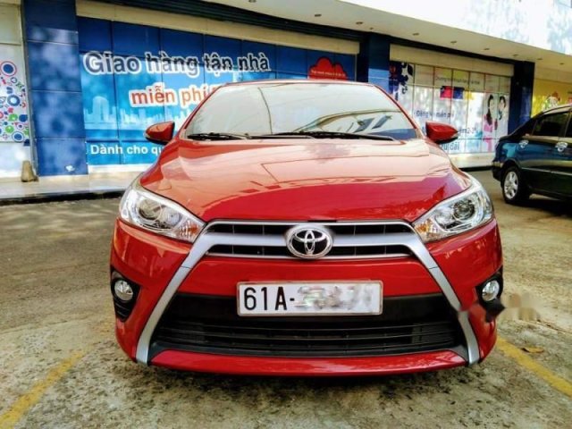 Nhà bán xe Toyota Yaris 1.5G 2 đời 2017, màu đỏ, nhập khẩu 