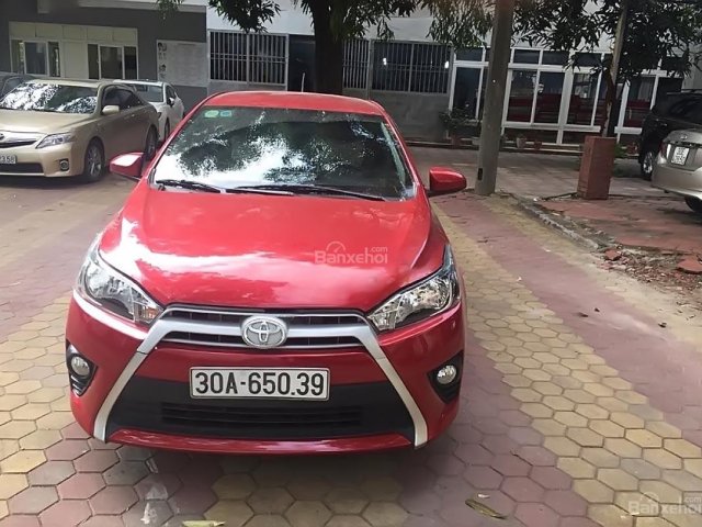 Bán xe Toyota Yaris 1.5AT đời 2015, màu đỏ, xe nhập chính chủ
