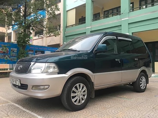 Gia đình bán Toyota Zace GL sản xuất năm 2003, màu xanh dưa