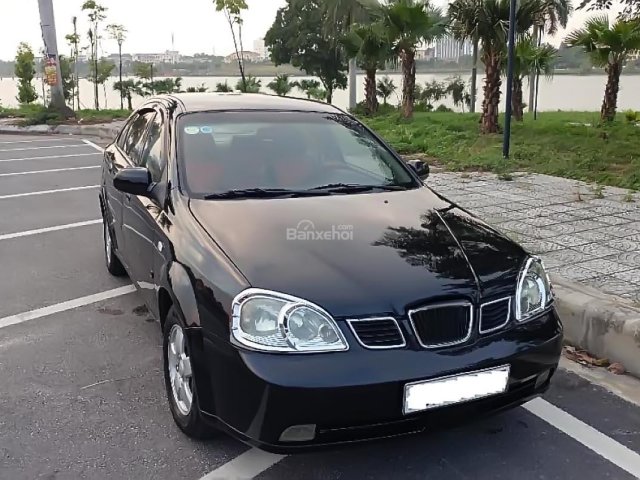 Cần bán lại xe Daewoo Lacetti EX 1.6 MT 2005, màu đen