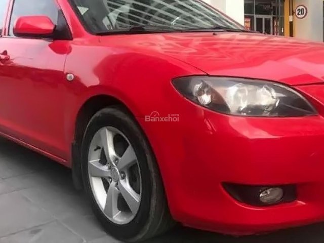 Cần bán gấp Mazda 3 1.6 MT đời 2005, màu đỏ số sàn