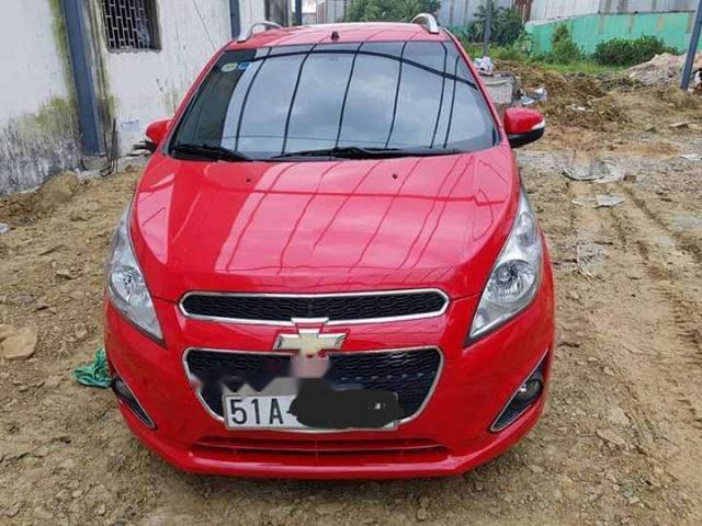 Bán xe cũ Chevrolet Spark AT năm 2013, màu đỏ 