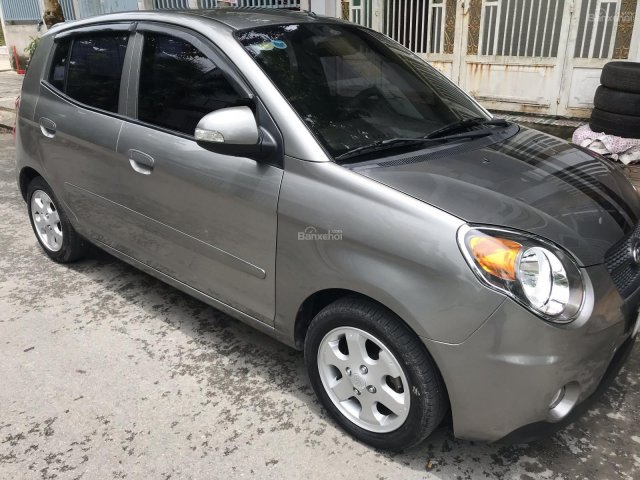 Cần bán xe Kia Morning LX 1.0 AT 2008, màu xám, nhập khẩu xe gia đình