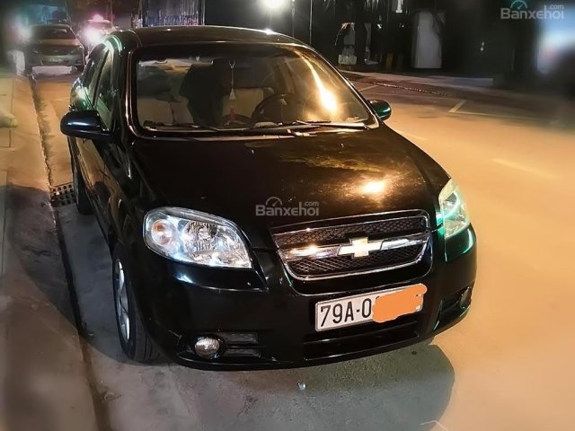 Cần bán gấp Chevrolet Aveo 1.5 MT 2012, màu đen