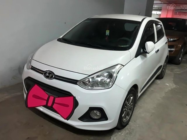 Bán Hyundai Grand i10 1.0 AT năm sản xuất 2015, màu trắng, nhập khẩu nguyên chiếc chính chủ
