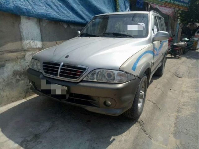 Bán ô tô Ssangyong Musso sản xuất 2004, màu bạc, xe nhập, 115tr