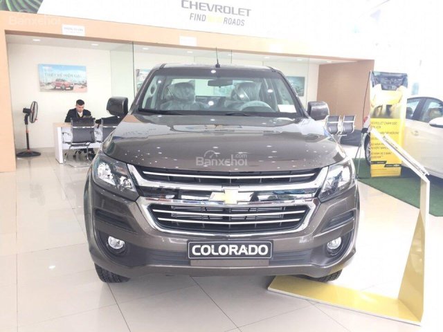 Bán Chevrolet Colorado năm 2018, màu nâu, ở Bắc Cạn, lăn bánh chỉ 670 triệu, hỗ trợ vay 90%0