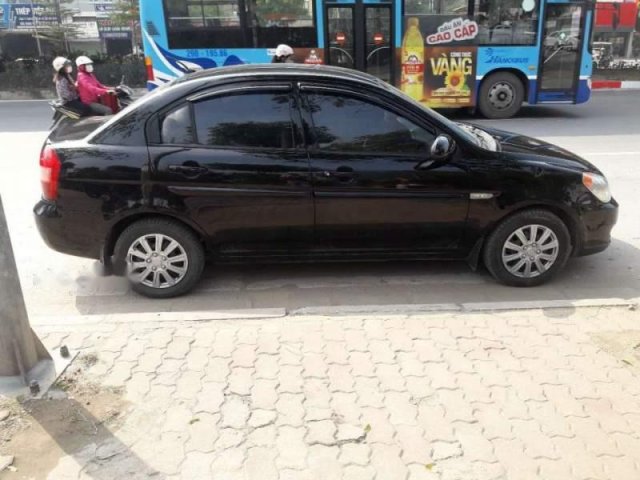 Bán Hyundai Verna 2008, màu đen, nhập khẩu