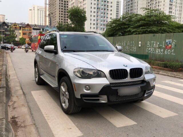 Cần tiền bán xe ô tô BMW X5, sản xuất 2007, đăng ký 2008, màu bạc, số tự động