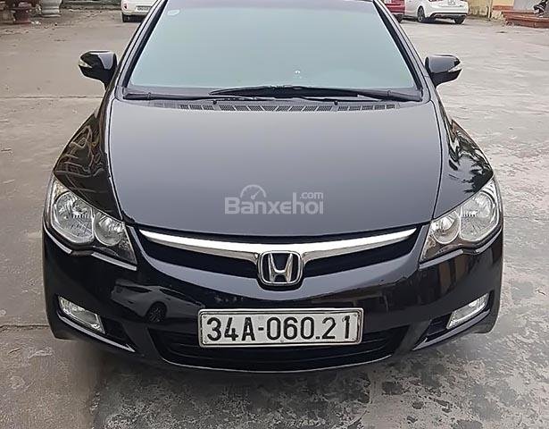 Bán xe Honda Civic 2.0 AT đời 2008, màu đen, 345 triệu