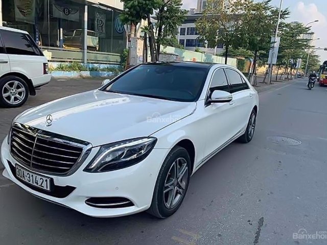 Cần bán lại xe Mercedes S400L đời 2015, màu trắng