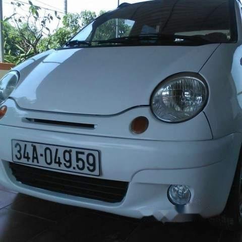 Cần bán lại xe Daewoo Matiz 1.0AT 2008, màu trắng, 100tr