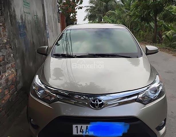 Cần bán Toyota Vios 1.5G năm sản xuất 2016, màu vàng chính chủ, giá 539tr