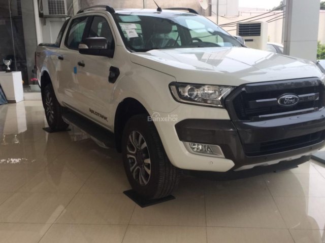 Cần bán Ford Ranger Wildtrak 2.0 Biturbo 2018, màu trắng, xe nhập, giá 918 triệu - LH 0989022295 tại Lạng Sơn0