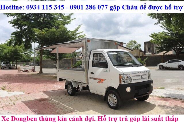 Thông số xe tải Dongben thùng cánh dơi 770kg, giá rẻ nhất Việt Nam, trả góp 70%, thủ tục đơn giản