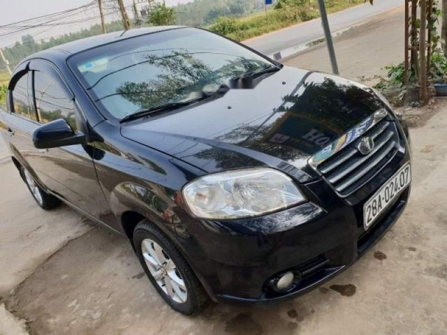 Bán xe Daewoo Gentra sản xuất 2009, màu đen xe gia đình