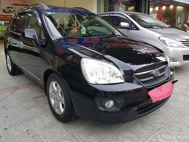 Cần bán xe Kia Carens CRDi 2.0 MT đời 2007, màu đen, nhập khẩu