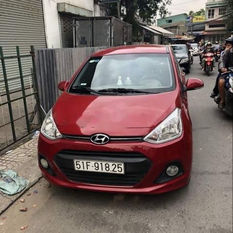 Bán Hyundai Grand i10 AT đời 2016, màu đỏ