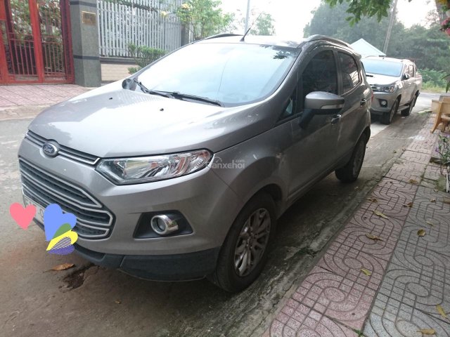 Bán Ford EcoSport 1.5L AT Titanium 2016, màu xám (ghi), giá 550tr