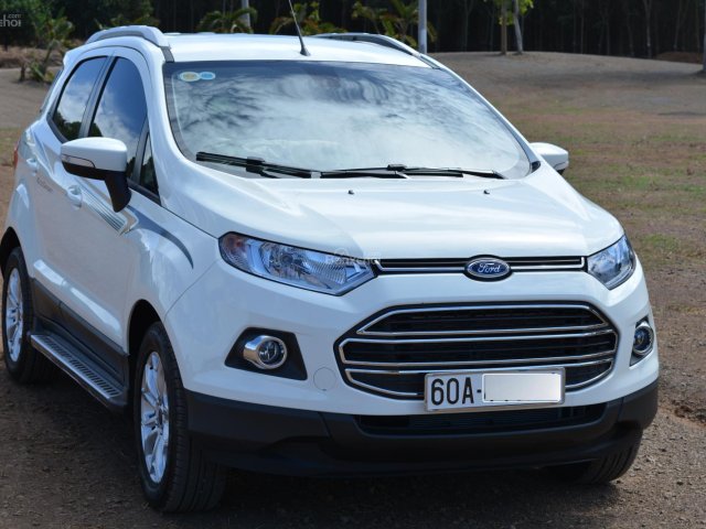 Bán Ford EcoSport Titanium 1.5 AT 2017, màu trắng ít sử dụng, giá tốt