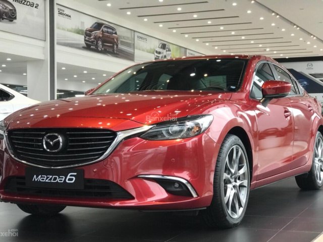 Hot hit CTKM T1 - Mazda 6 2.0 FL 2019 đỏ, đủ màu giao xe ngay, hỗ trợ trả góp đến 95%, hỗ trợ ĐKĐK, liên hệ 0981485819