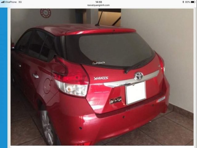 Bán xe Toyota Yaris 1.3G AT 2014, màu đỏ 