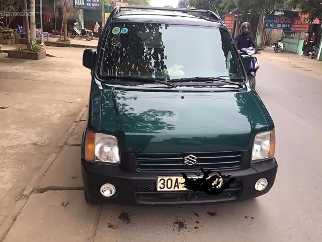 Bán Suzuki Wagon R+ 1.0 MT đời 2005, màu xanh0