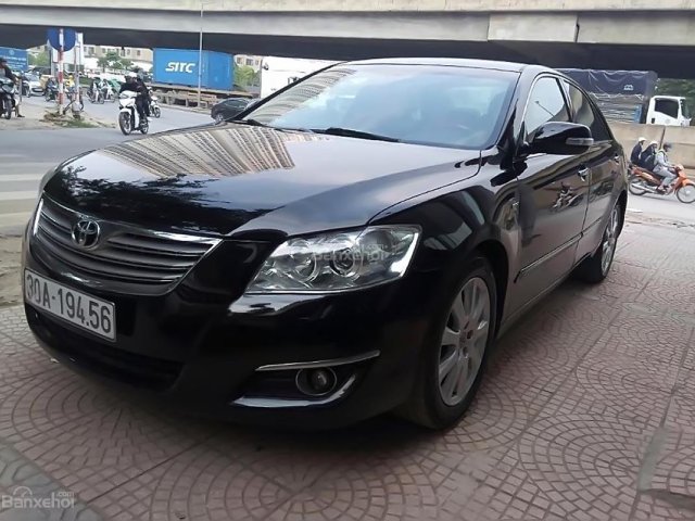 Bán xe Toyota Camry 3.5Q sản xuất năm 2007, màu đen số tự động, giá tốt