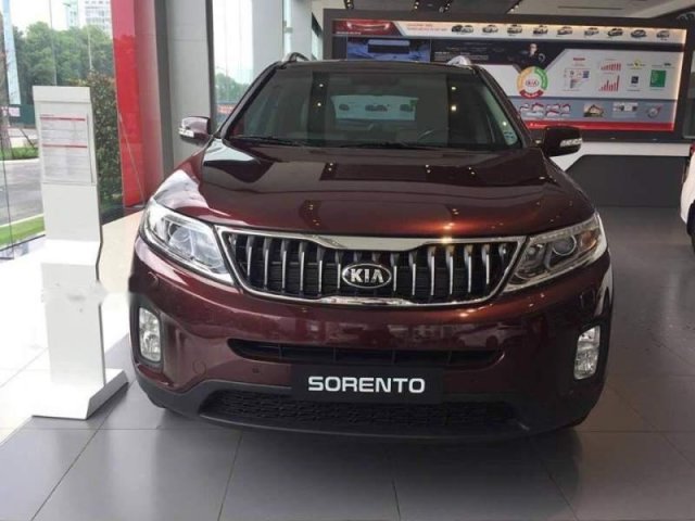 Bán ô tô Kia Sorento 2.4AT đời 2018, màu đỏ giá cạnh tranh