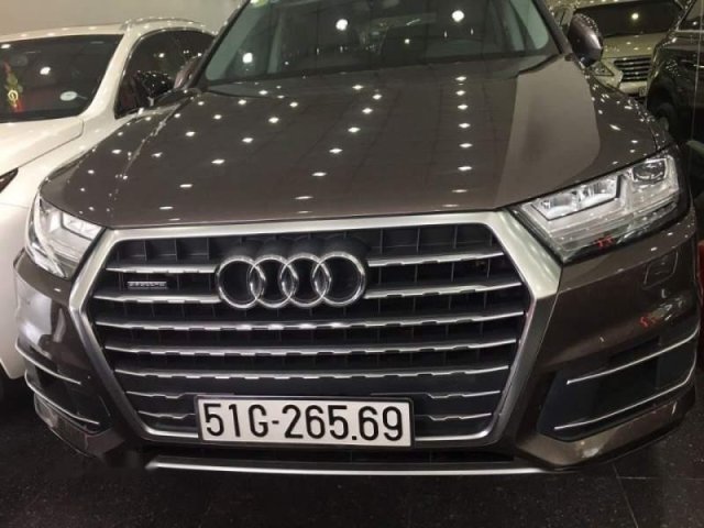 Cần bán gấp Audi Q7 2016, màu nâu, nhập khẩu nguyên chiếc