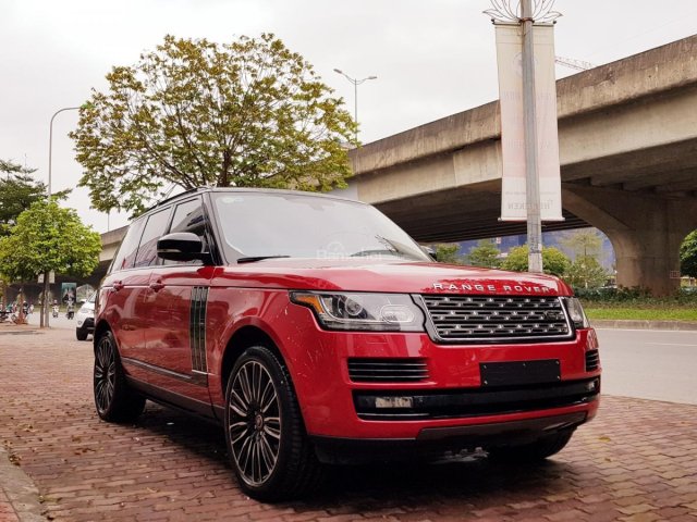 Bán Range Rover HSE 3.0 màu đỏ sản xuất 2015, đăng ký 2016, tên cá nhân