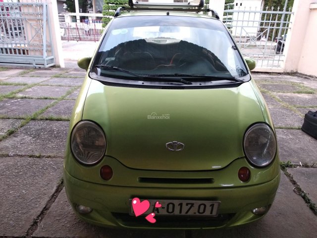 Bán xe Daewoo Matiz đời 2003, màu xanh cốm, xe đẹp