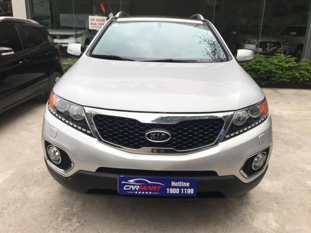 Bán xe Kia Sorento 2.4MT 2015, màu bạc, giá 730tr, LH 0966988860