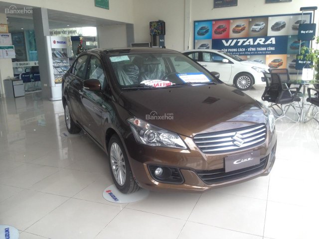 Cần bán xe Suzuki Ciaz AT đời 2018, màu nâu, nhập khẩu nguyên chiếc