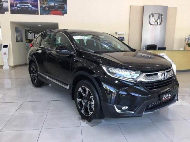 Bán ô tô Honda CR V 1.5L đời 2018, màu đen, xe nhập