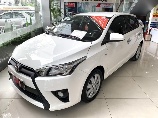 Bán Toyota Yaris E sản xuất 2015, màu trắng, số tự động