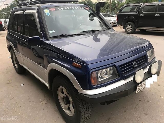 Bán xe Suzuki Vitara JLX 1.6 sản xuất 2005, màu xanh lam, số sàn, giá 215tr