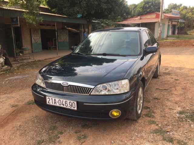 Bán Ford Laser GHIA 1.8 MT 2002, màu xanh, số sàn, giá tốt